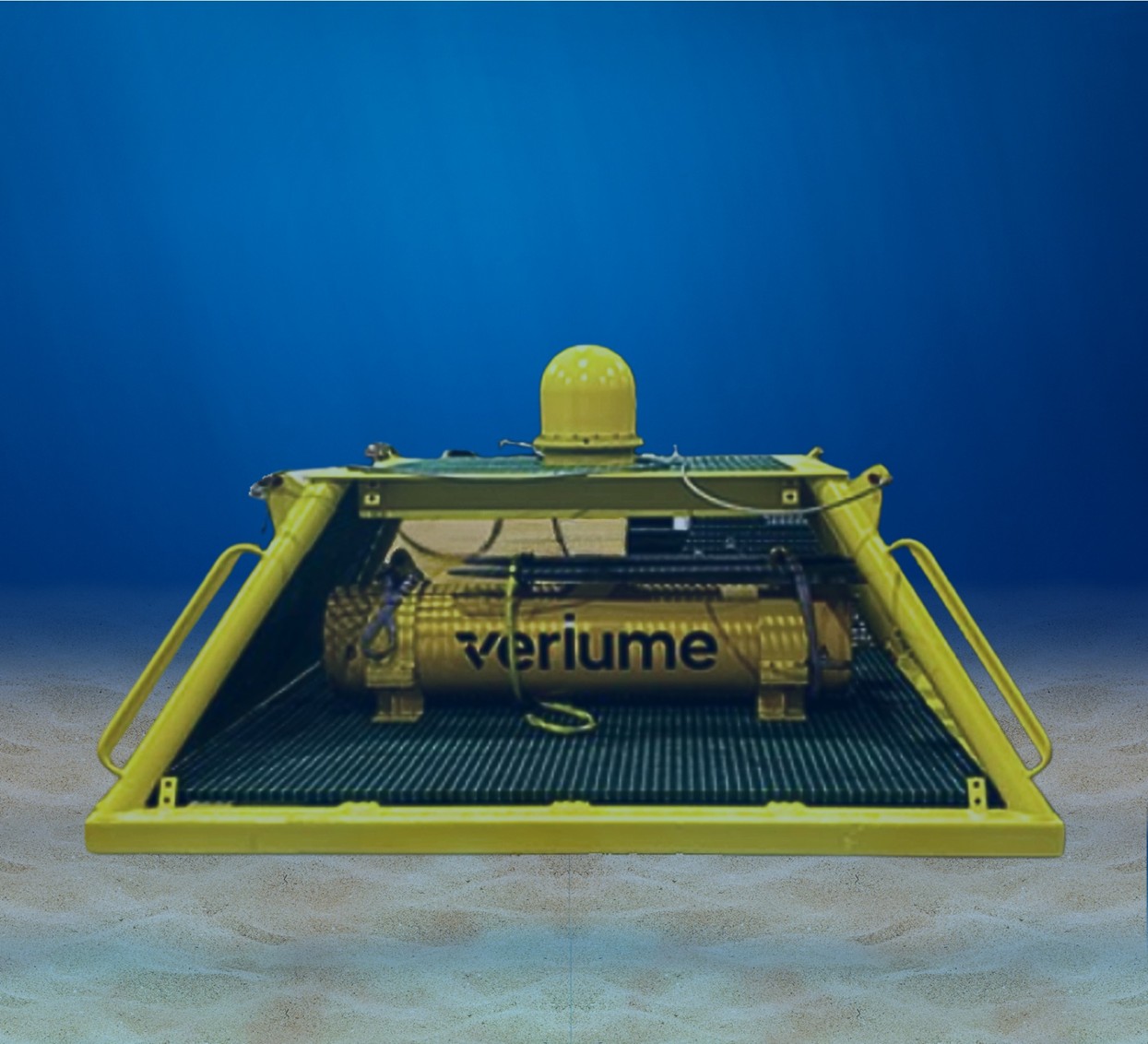 Verlume Charge unit on the seabed